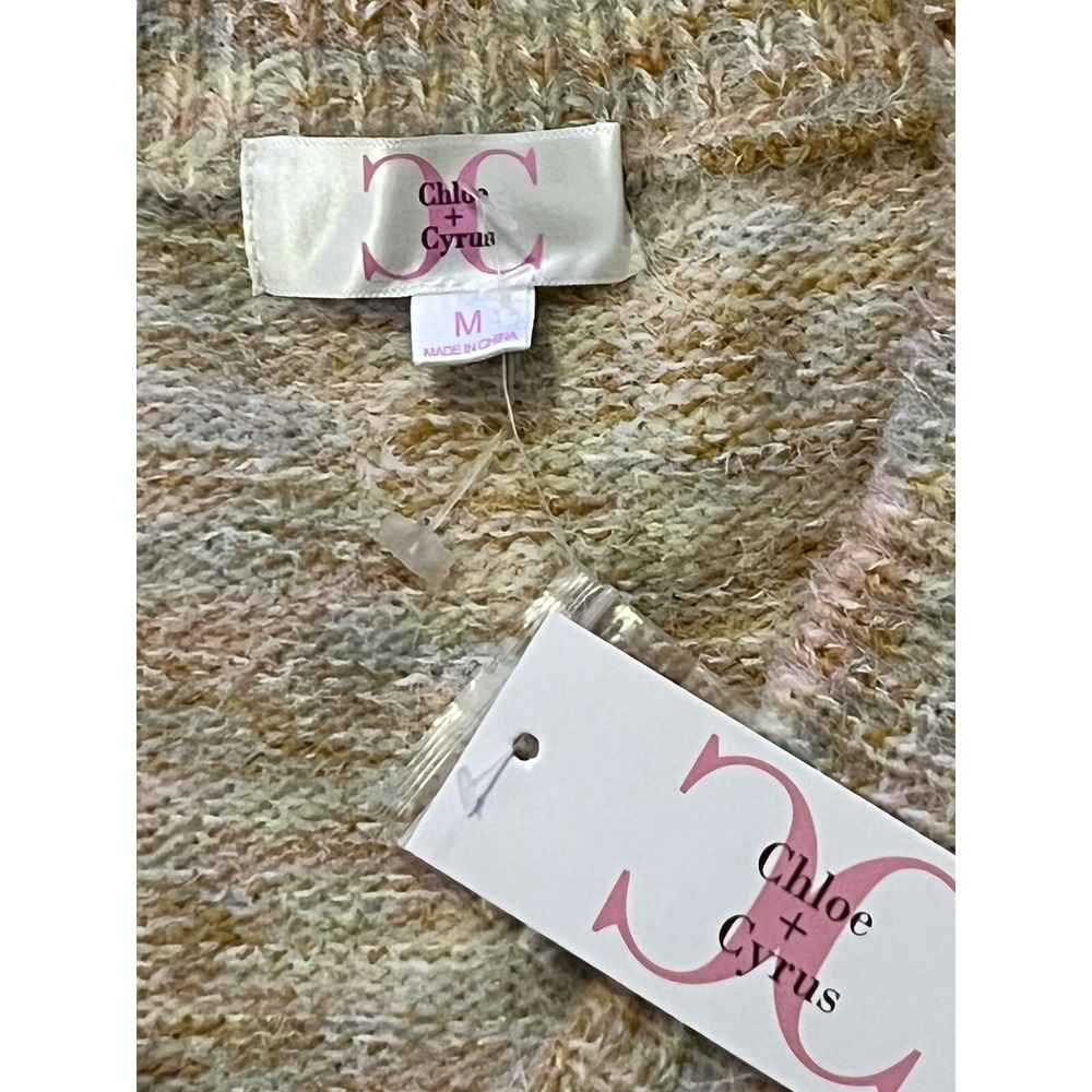 Chloe + Cyrus Girls Button Up Cardigan Sweater New with Tags Size M Medium - Picture 3 of 4